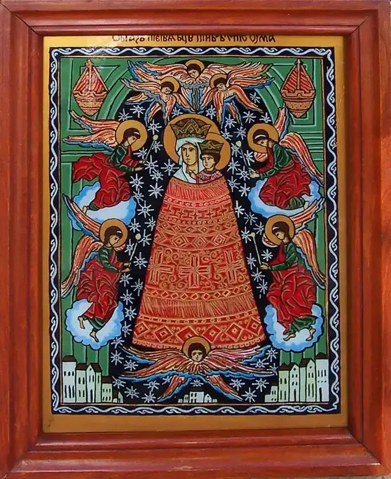 Icoana pictata